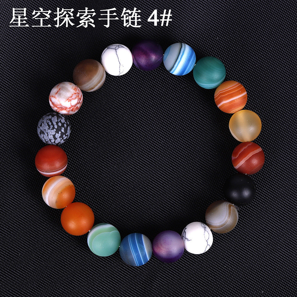 Solar System Sky String Beads Women Bracelets-Bracelets-4#-Free Shipping Leatheretro