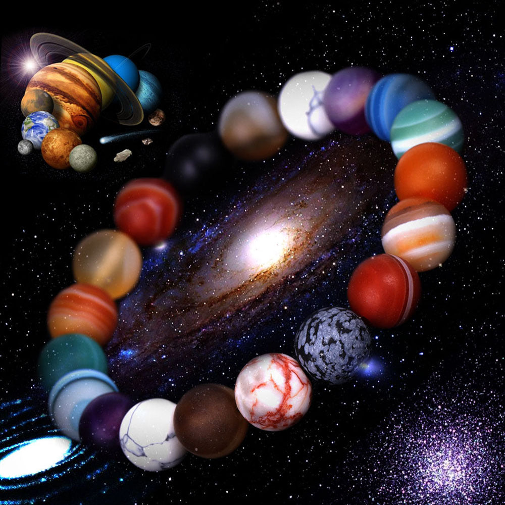 Solar System Sky String Beads Women Bracelets-Bracelets-1#-Free Shipping Leatheretro