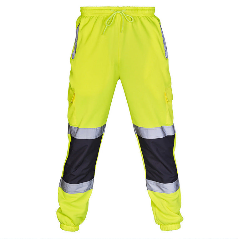 Fashion Silver Reflective Uniform Pants-Pants-Green-S-Free Shipping Leatheretro