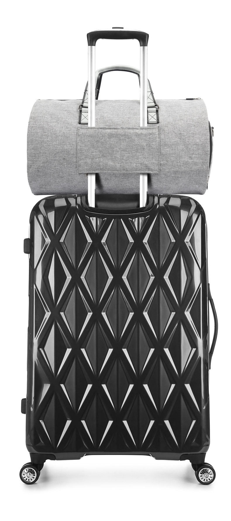 Large Storage Gym Traveling Weekend Bag 5850-Duffle Bag-Light Gray-Free Shipping Leatheretro