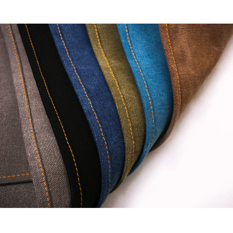 Waxed Waterproof Canvas Aprons with Pockets 1936-Arpons-Dark Blue-Free Shipping Leatheretro