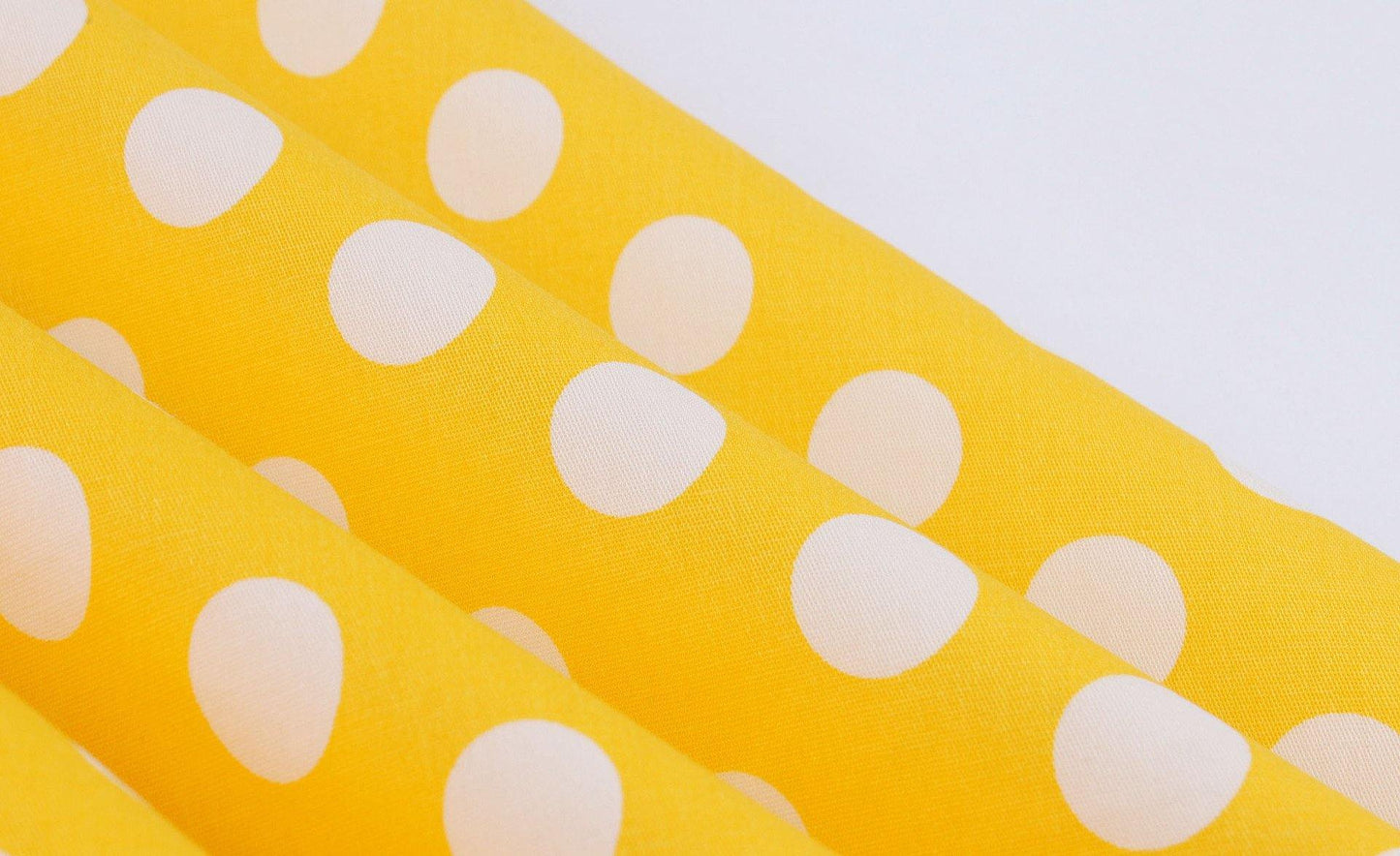 Women Summer Sphagetti Straps Dot Print Dresses-Vintage Dresses-Yellow-S-Free Shipping Leatheretro