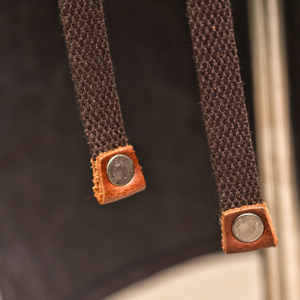 Multi Functional Durable Leather Canvas Apron 6159-Canvas Aprons-Free Shipping Leatheretro