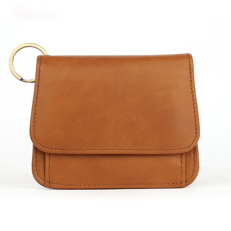 Women Foldable Zippered Leather Wallet JK136-Leather Wallet-Black-Free Shipping Leatheretro