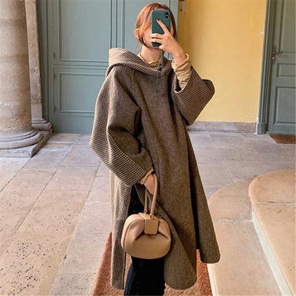 Women Knitting Split Pullower Loose Overcoat-Women Sweaters-The same as picture-S-Free Shipping Leatheretro