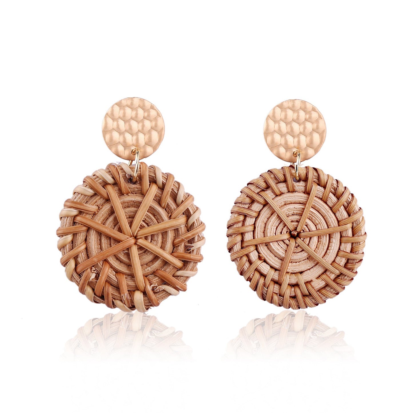 Vintage Boho Hanmade Woven Earrings for Women-Earrings-A-Free Shipping Leatheretro