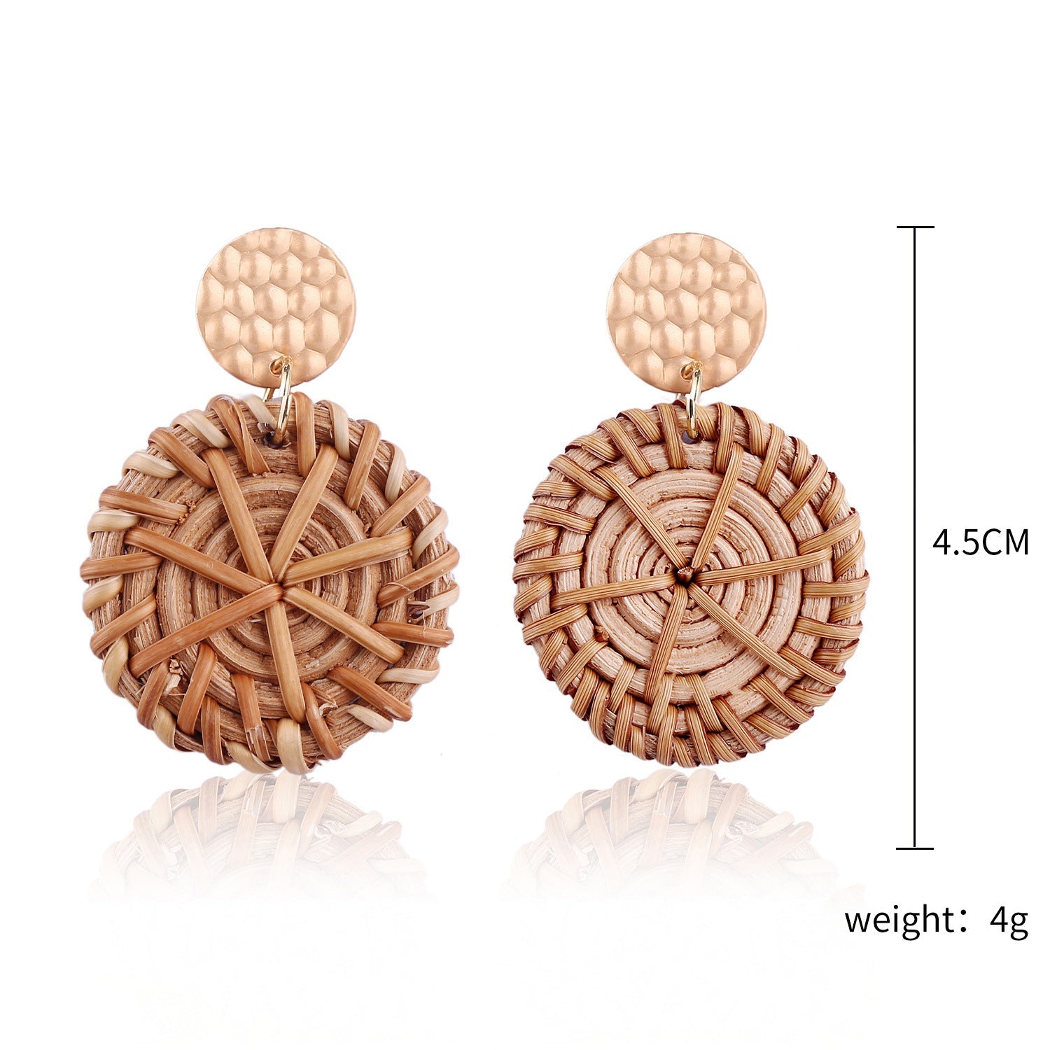 Vintage Boho Hanmade Woven Earrings for Women-Earrings-F-Free Shipping Leatheretro