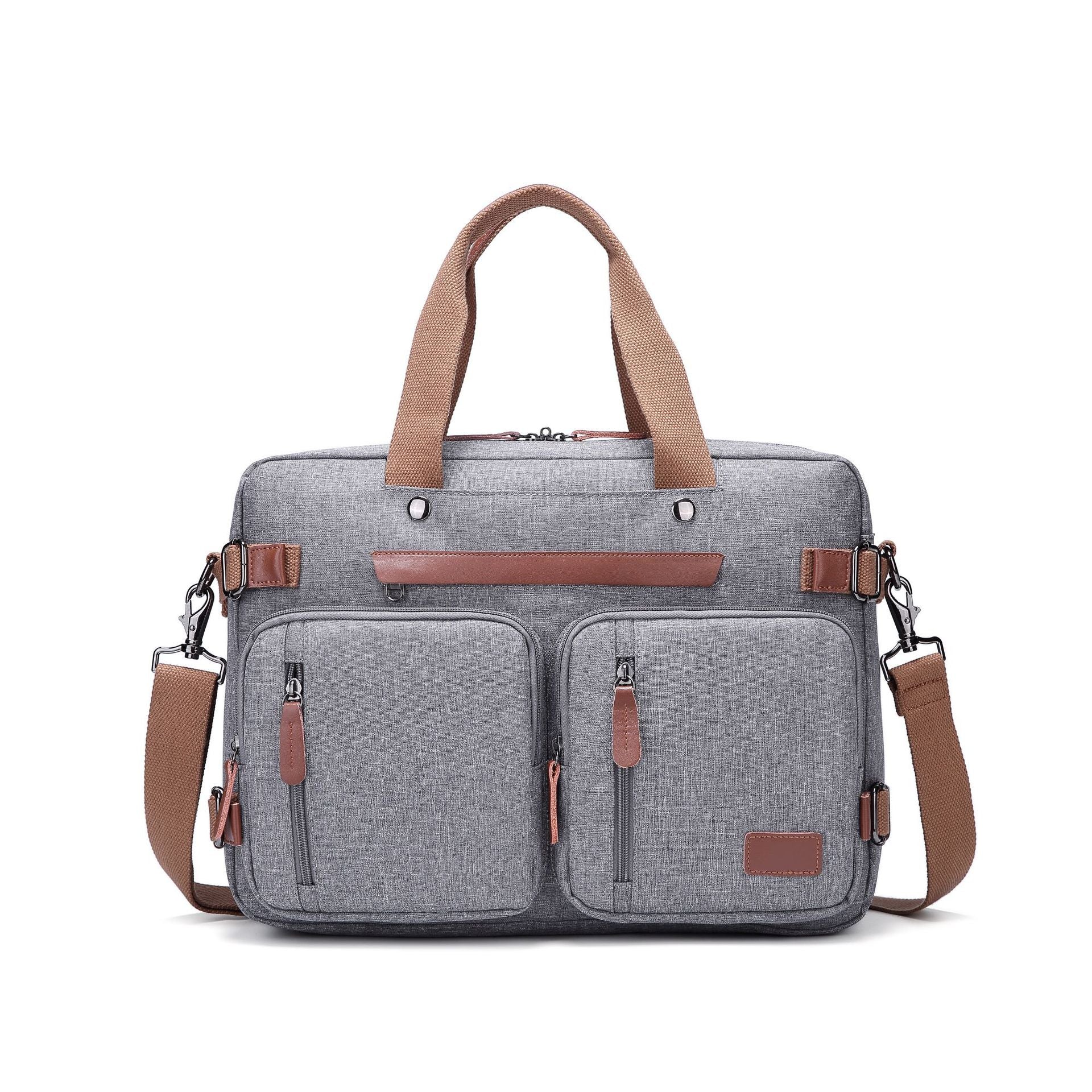 Multi Functional Waterproof Business Backpack for Men 10001-Backpacks-Nylon-Black-15.6-Free Shipping Leatheretro