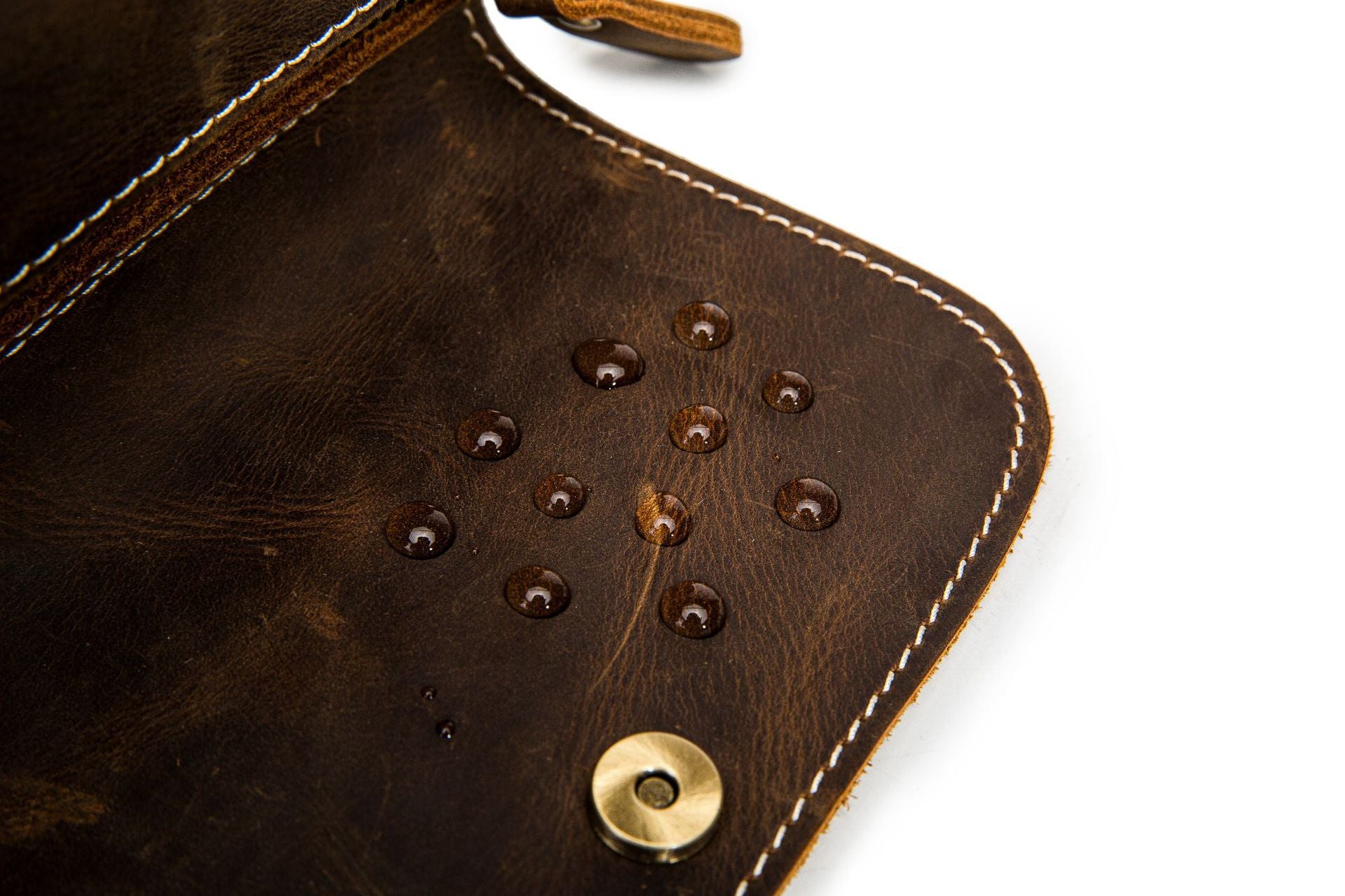 Fashion Samll Leather Barrel Bag XY001-Leather Bags-Dark Brown-Free Shipping Leatheretro