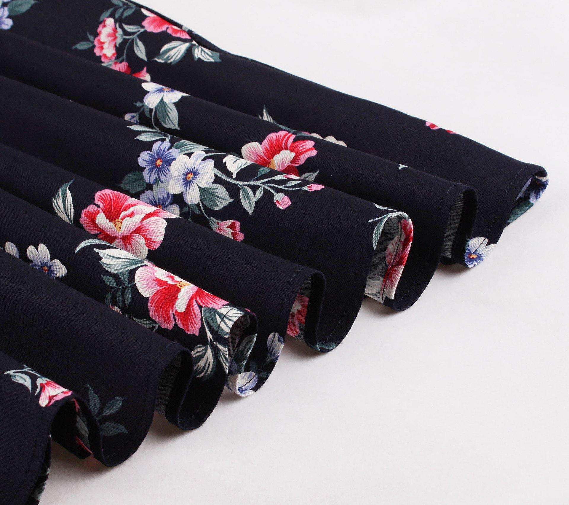 Women Summer Floral Print Retro Dresses-Vintage Dresses-1-S-Free Shipping Leatheretro