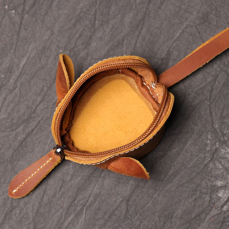 Lovely Rabbit Shape Keychain Case/Kids Change Purse-Handbags, Wallets & Cases-Red-Free Shipping Leatheretro