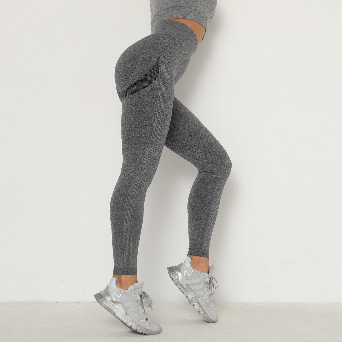 Sexy Air Breathable High Waist Yoga Leggings-Activewear-Dark Gray-S-Free Shipping Leatheretro