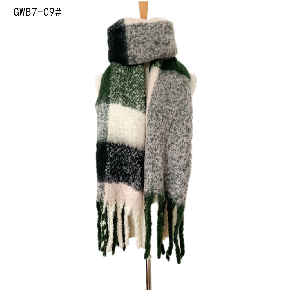 Casual Warm Thick Winter Scarves-Scarves & Shawls-GWB7-09-190-200cm-Free Shipping Leatheretro