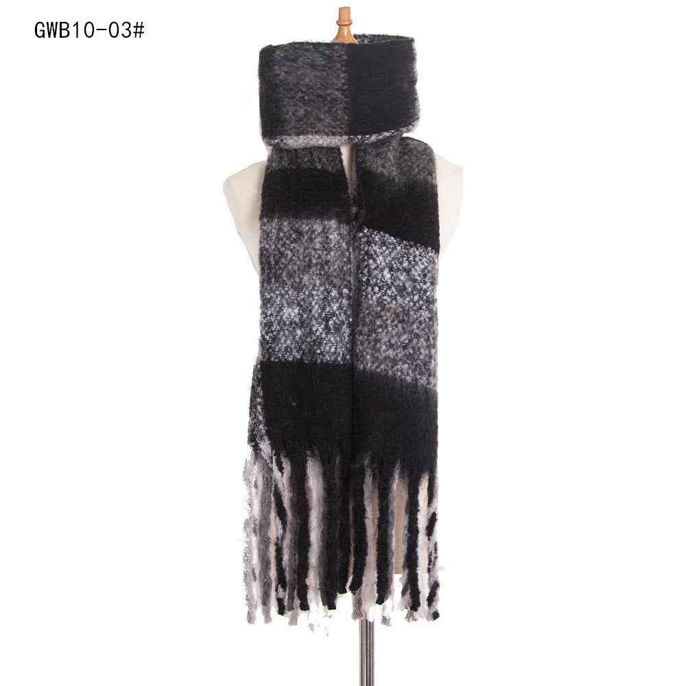 Casual Warm Thick Winter Scarves-Scarves & Shawls-GWB10-04-190-200cm-Free Shipping Leatheretro