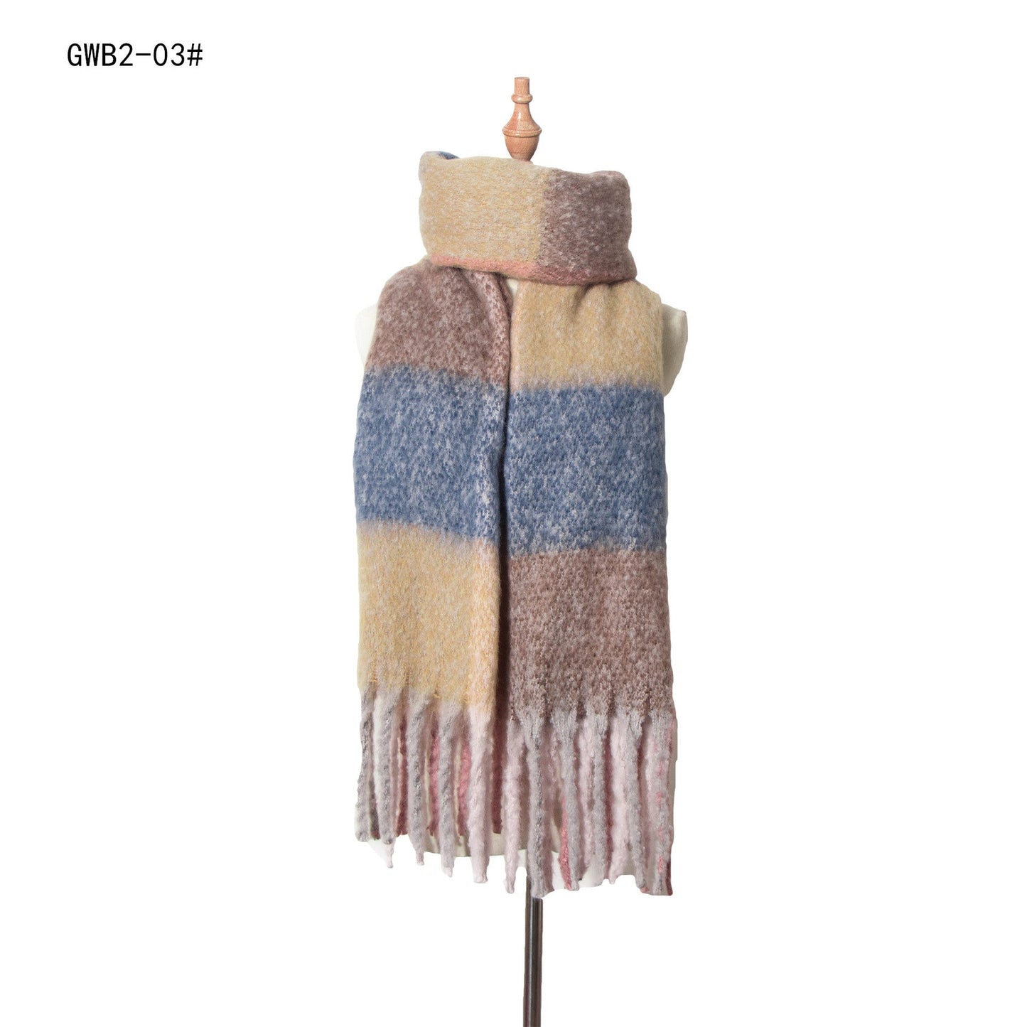 Casual Warm Thick Winter Scarves-Scarves & Shawls-GWB2-03-190-200cm-Free Shipping Leatheretro