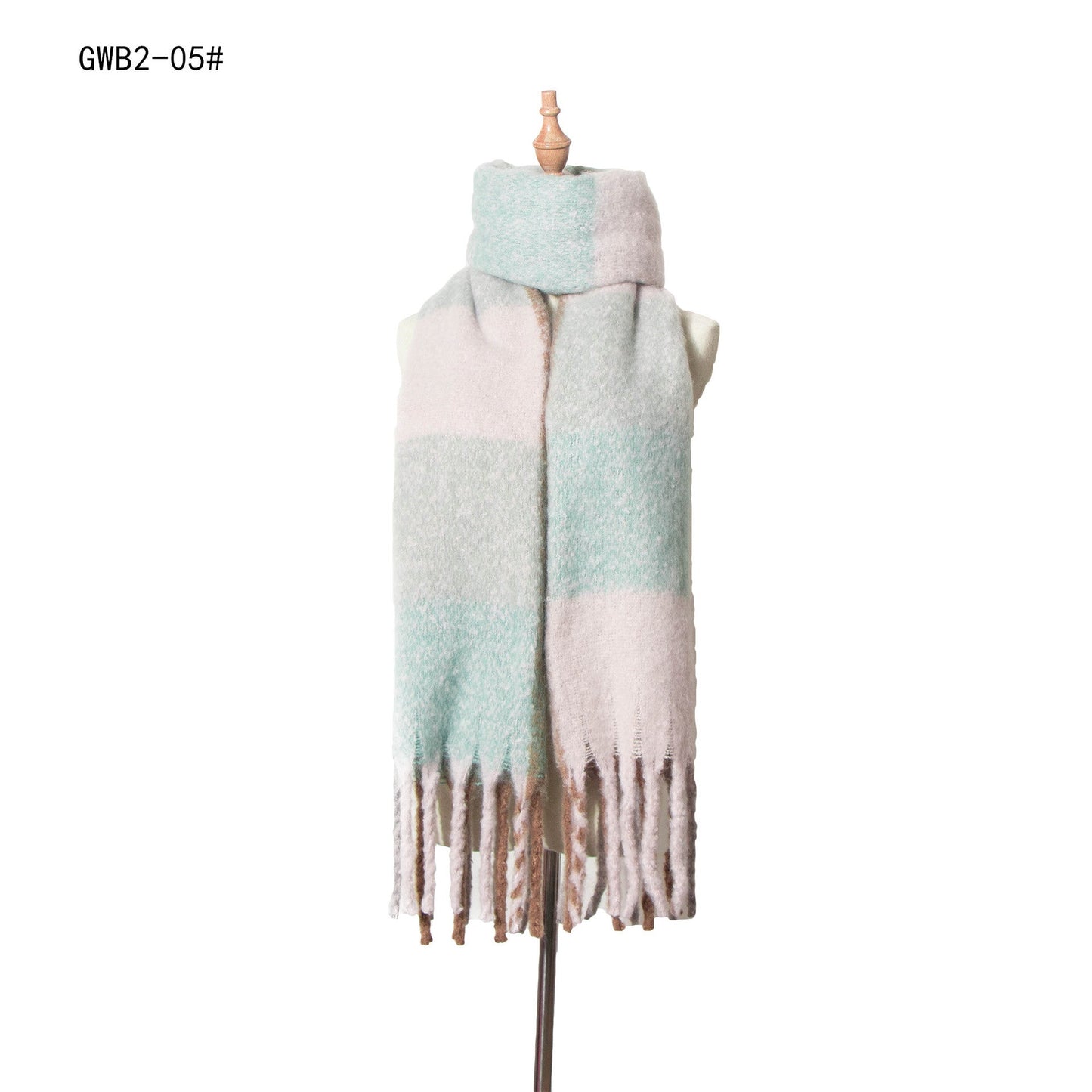 Casual Warm Thick Winter Scarves-Scarves & Shawls-GWB2-05-190-200cm-Free Shipping Leatheretro