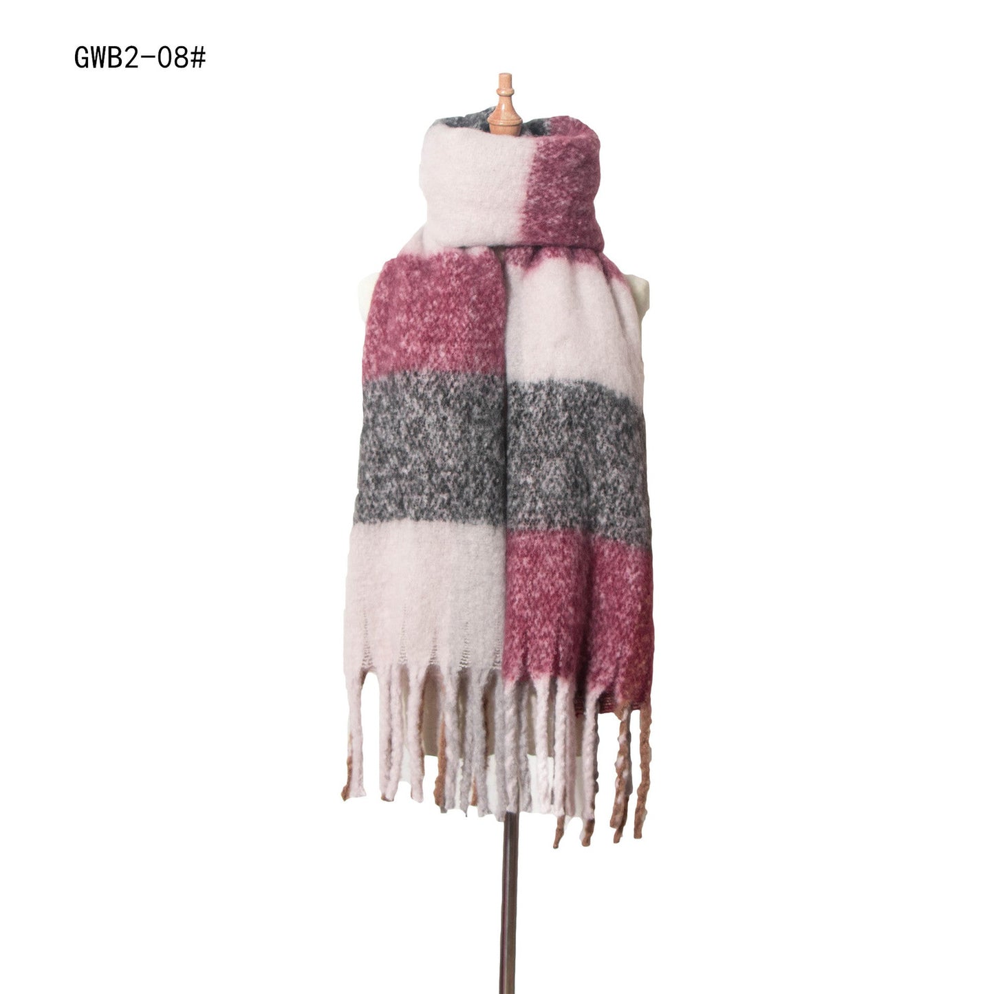 Casual Warm Thick Winter Scarves-Scarves & Shawls-GWB2-08-190-200cm-Free Shipping Leatheretro