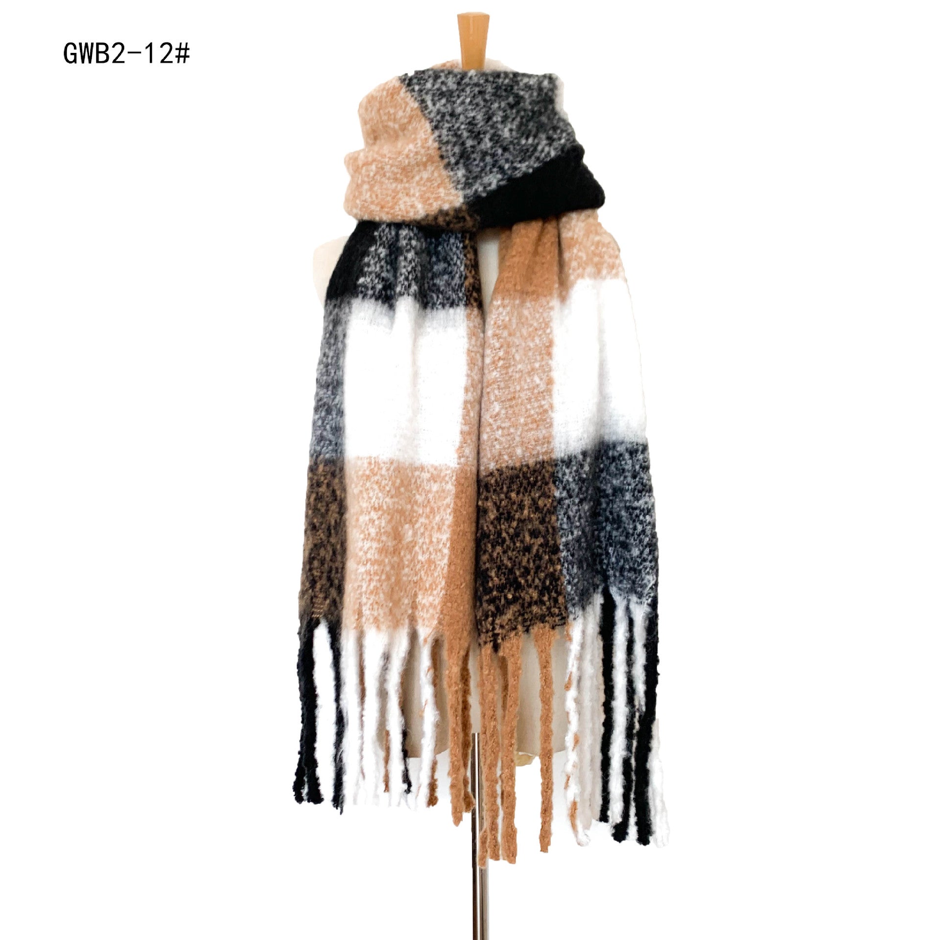 Casual Warm Thick Winter Scarves-Scarves & Shawls-GWB2-13-190-200cm-Free Shipping Leatheretro