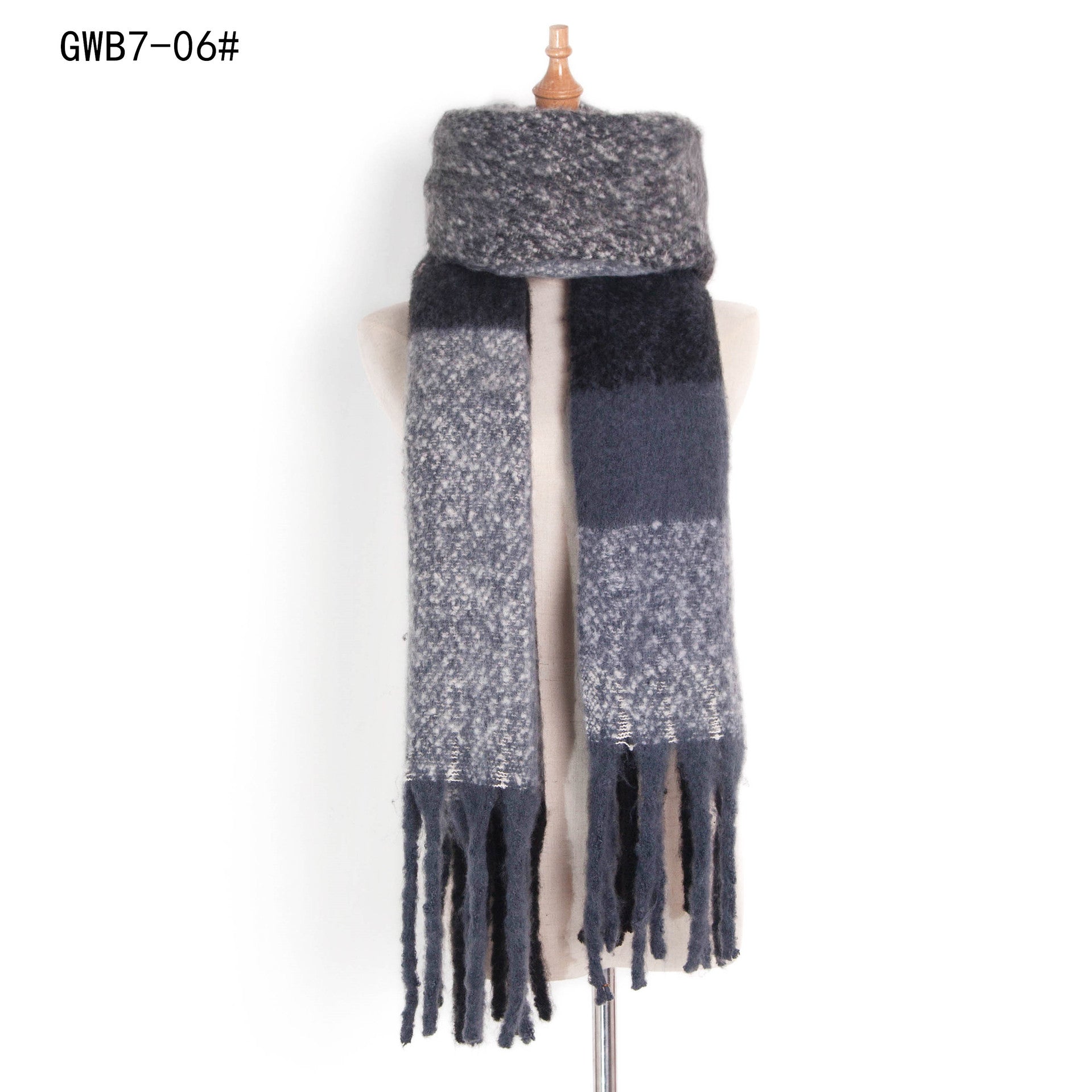 Casual Warm Thick Winter Scarves-Scarves & Shawls-GWB7-06-190-200cm-Free Shipping Leatheretro