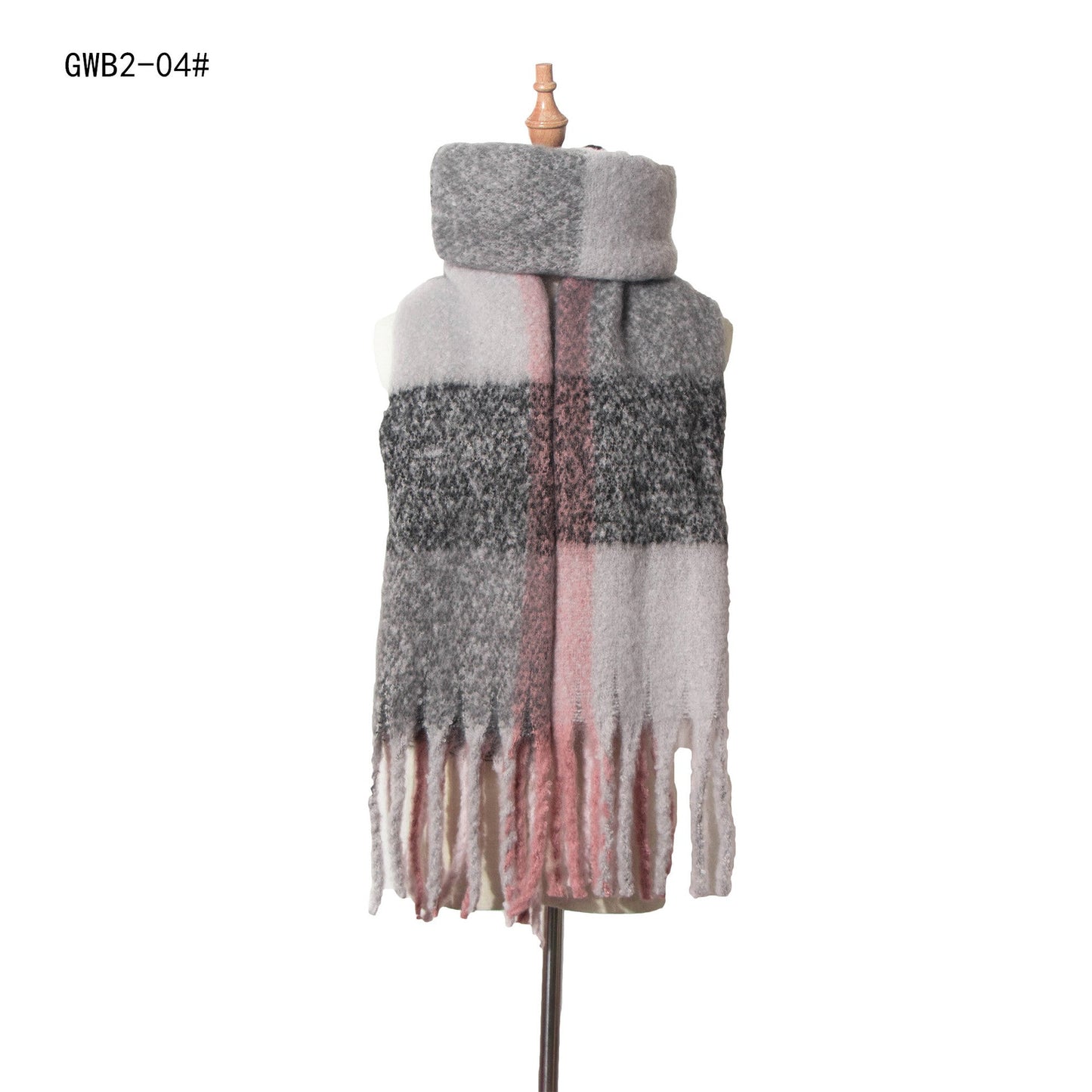 Casual Warm Thick Winter Scarves-Scarves & Shawls-GWB2-04-190-200cm-Free Shipping Leatheretro