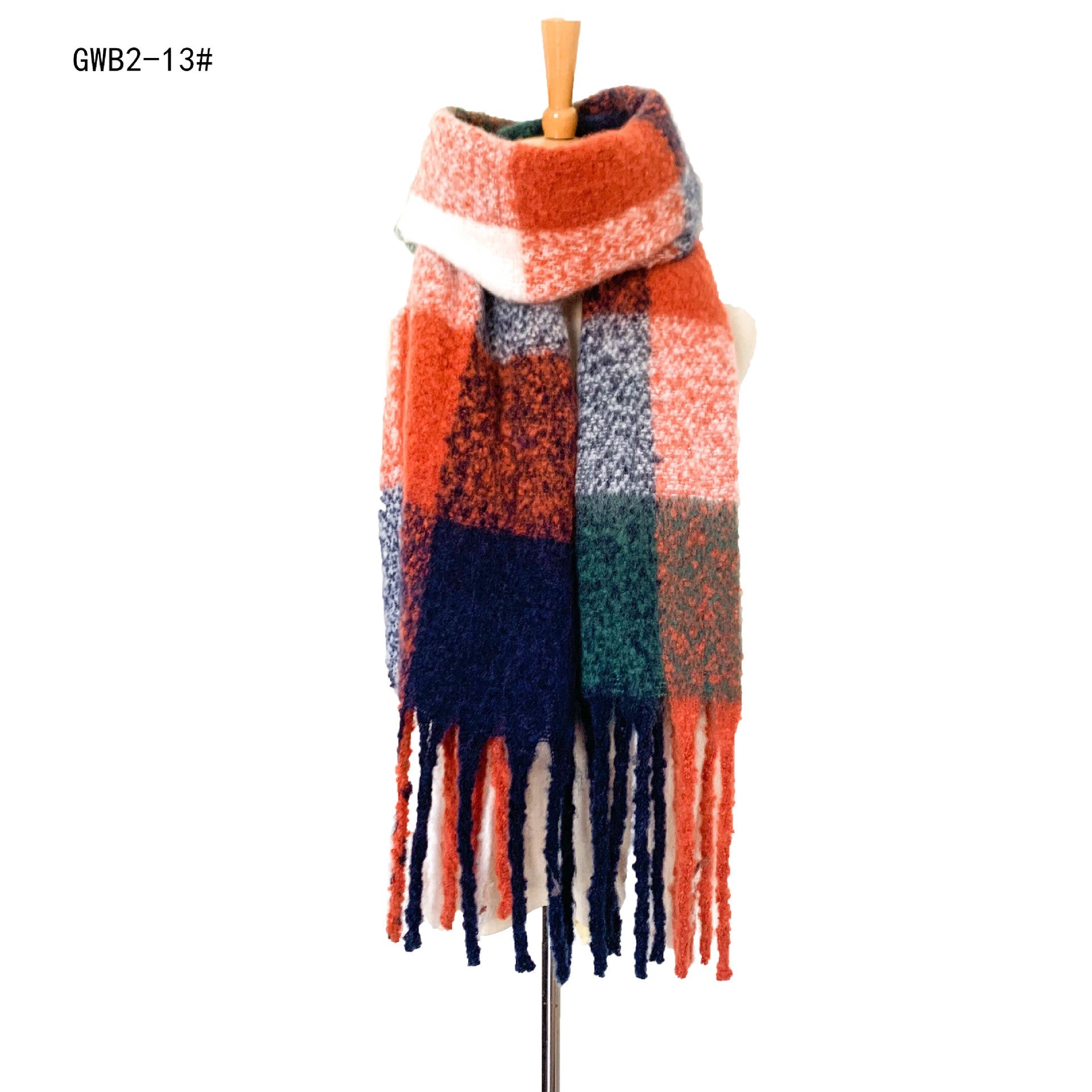 Casual Warm Thick Winter Scarves-Scarves & Shawls-GWB2-12-190-200cm-Free Shipping Leatheretro