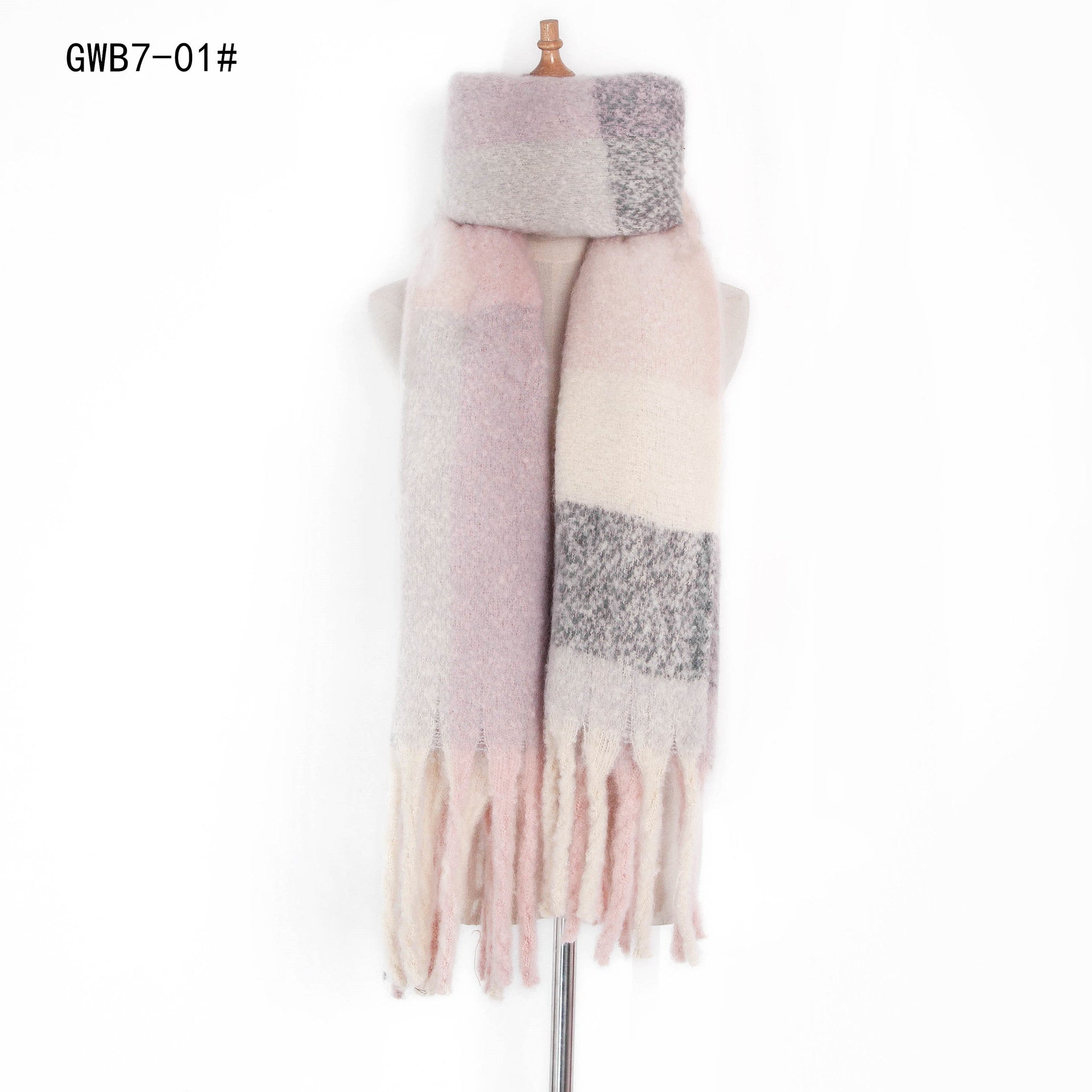 Casual Warm Thick Winter Scarves-Scarves & Shawls-GWB7-01-190-200cm-Free Shipping Leatheretro