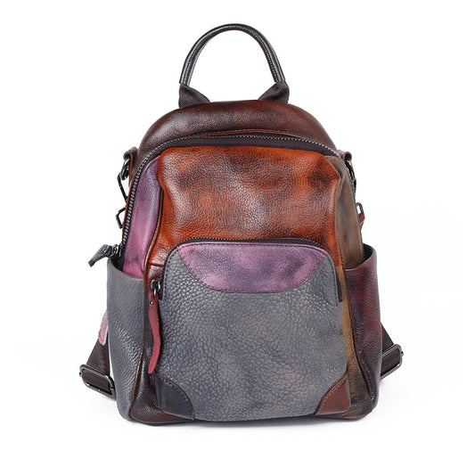 Handmade Leather Backpack for Women-Leatehr Backpack-Style1-Free Shipping Leatheretro