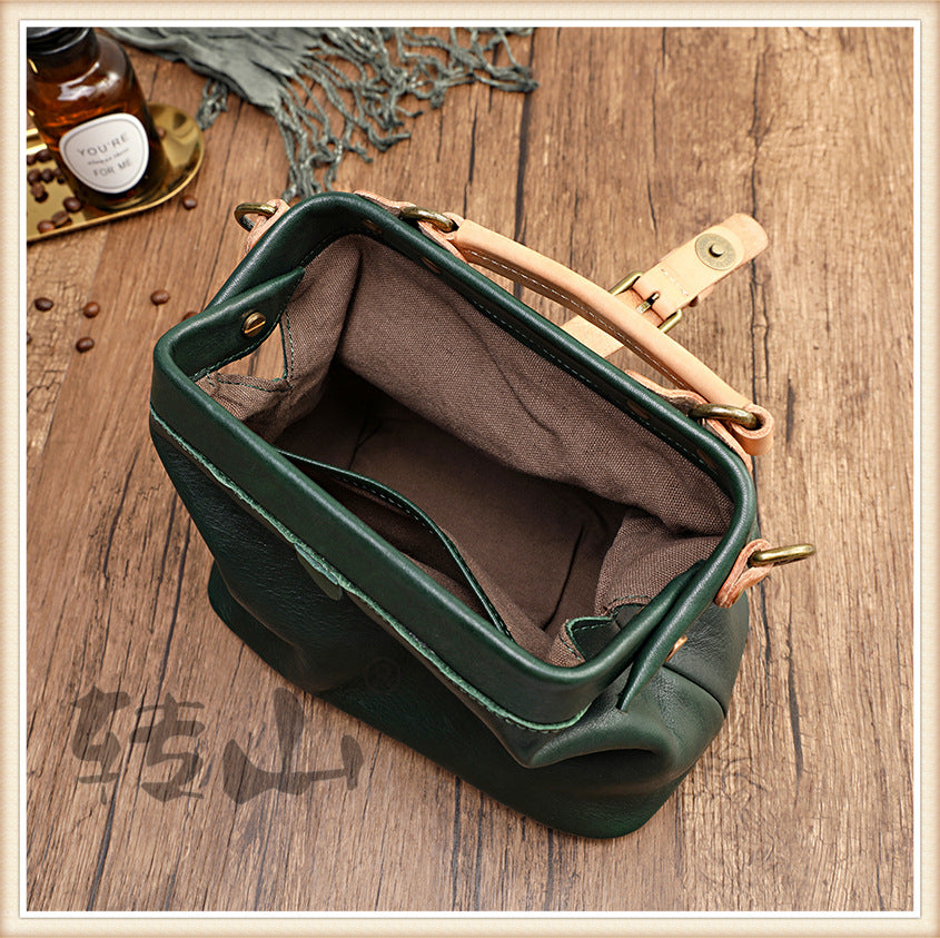 Cowhide Veg Tanned Leather Tote Handabags for Women 1075-Leather Bags for Women-Yellow-Free Shipping Leatheretro