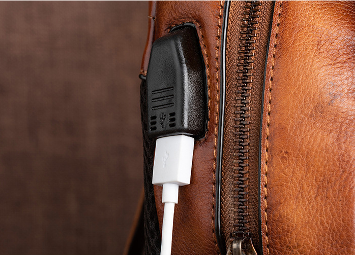 Vintage Large Storage Handmade Leather Backpack for Women 8098-Leather Backpack-Brown-Free Shipping Leatheretro