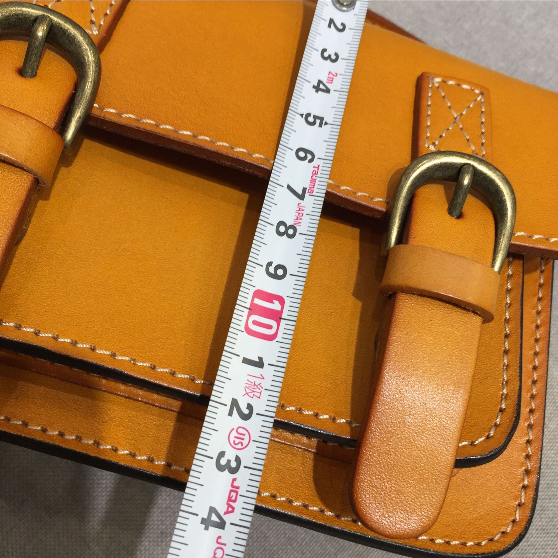 Handmade Leather Cambridge Shoulder Bag for Women-Handbags-Yellow-Free Shipping Leatheretro