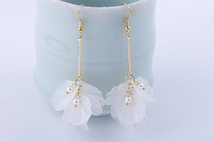 Elegant Preserved Fresh Flower Design Women Dangle Earrings-Earrings-The same as picture-Free Shipping Leatheretro