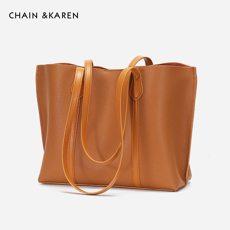 Brown Leather Tote Handbags for Women L2042-Handbags-Brown-Free Shipping Leatheretro