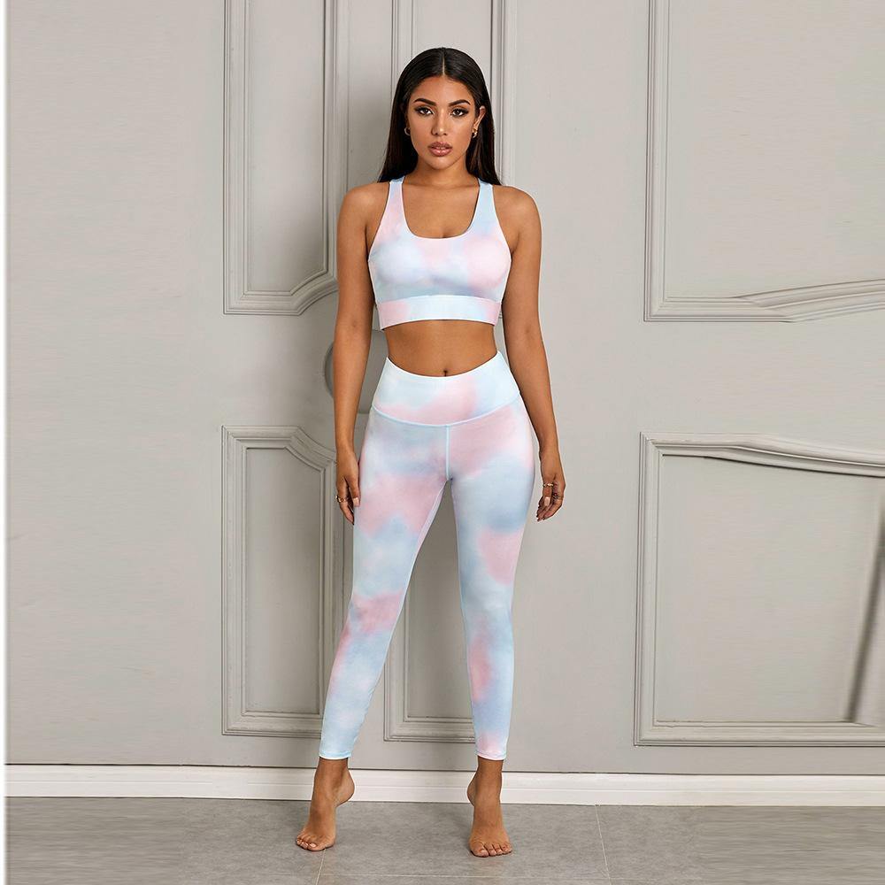 New Fashion High Waist Yoga Sports Suits-Activewear-Colorful-S-Free Shipping Leatheretro