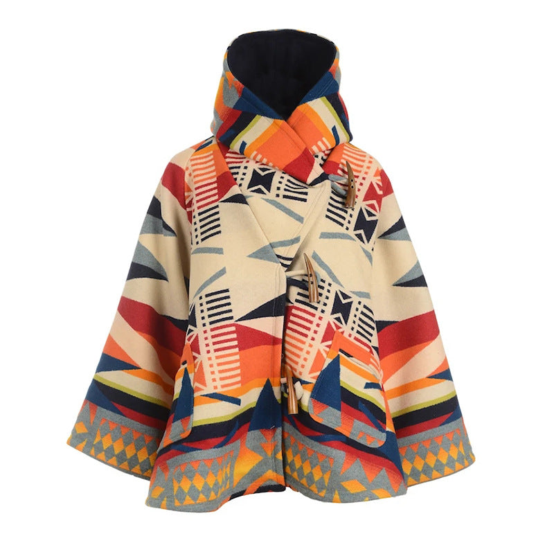 Colorful Women Warm Winter Woolen Overcoat-Outerwear-The same as picture-S-Free Shipping Leatheretro