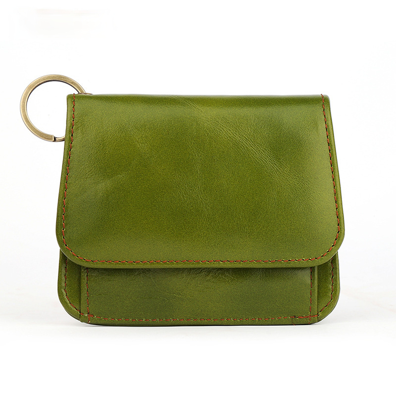 Women Foldable Zippered Leather Wallet JK136-Leather Wallet-Black-Free Shipping Leatheretro