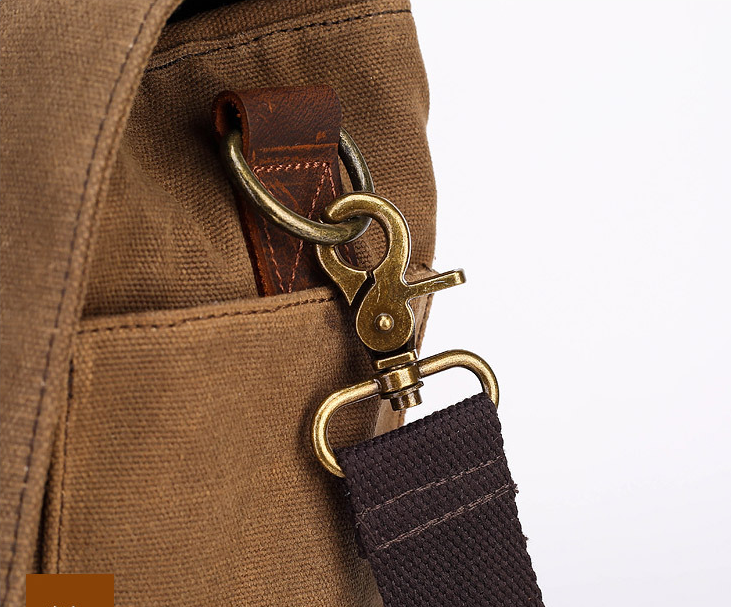 Retro Leather Canvas Business Bags for Men-Backpacks-Black-Free Shipping Leatheretro