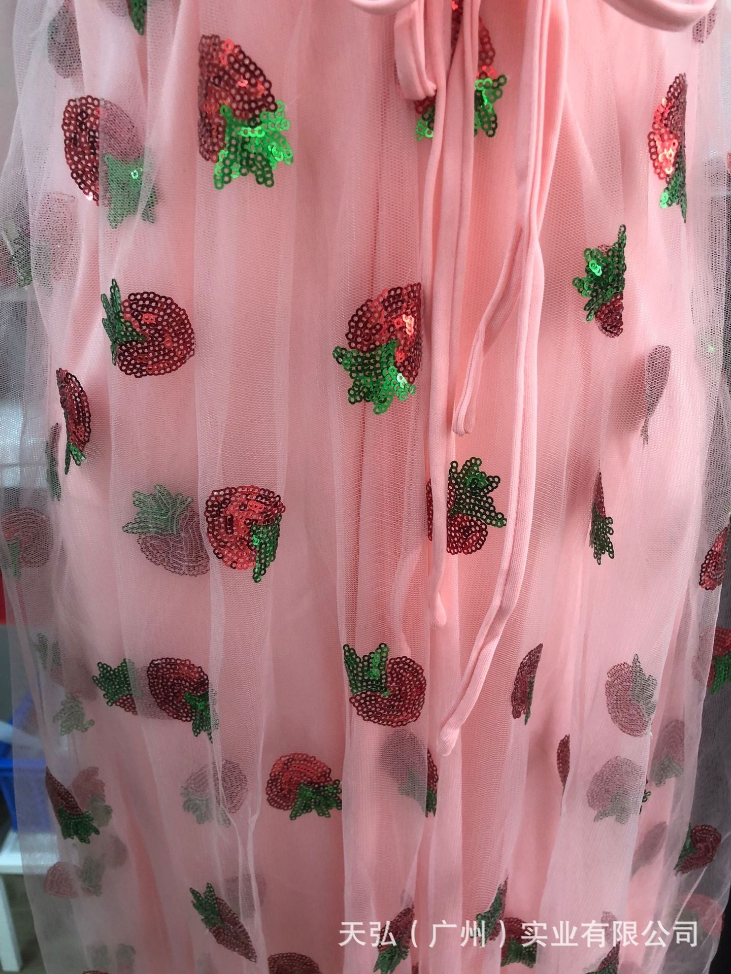 Sweet Puff Sleeves Strawberry Plus Sizes Summer Dresses-Dresses-Pink-S-Free Shipping Leatheretro