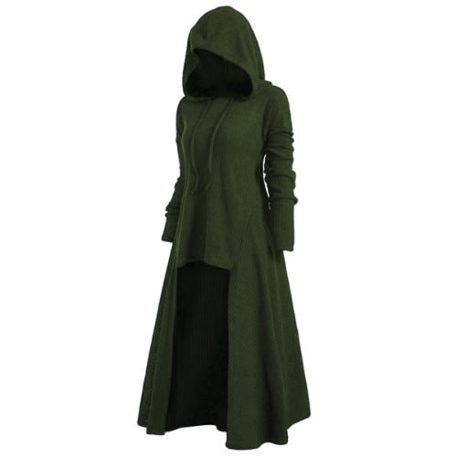 Casual Plus Sizes Hoodies Coats for Women-Outerwear-Green-S-Free Shipping Leatheretro