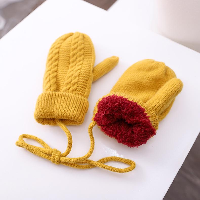 Kids Winter Kitting 3pcs/Set Hats&Scarfs&Gloves-Hats-Red-Free Shipping Leatheretro