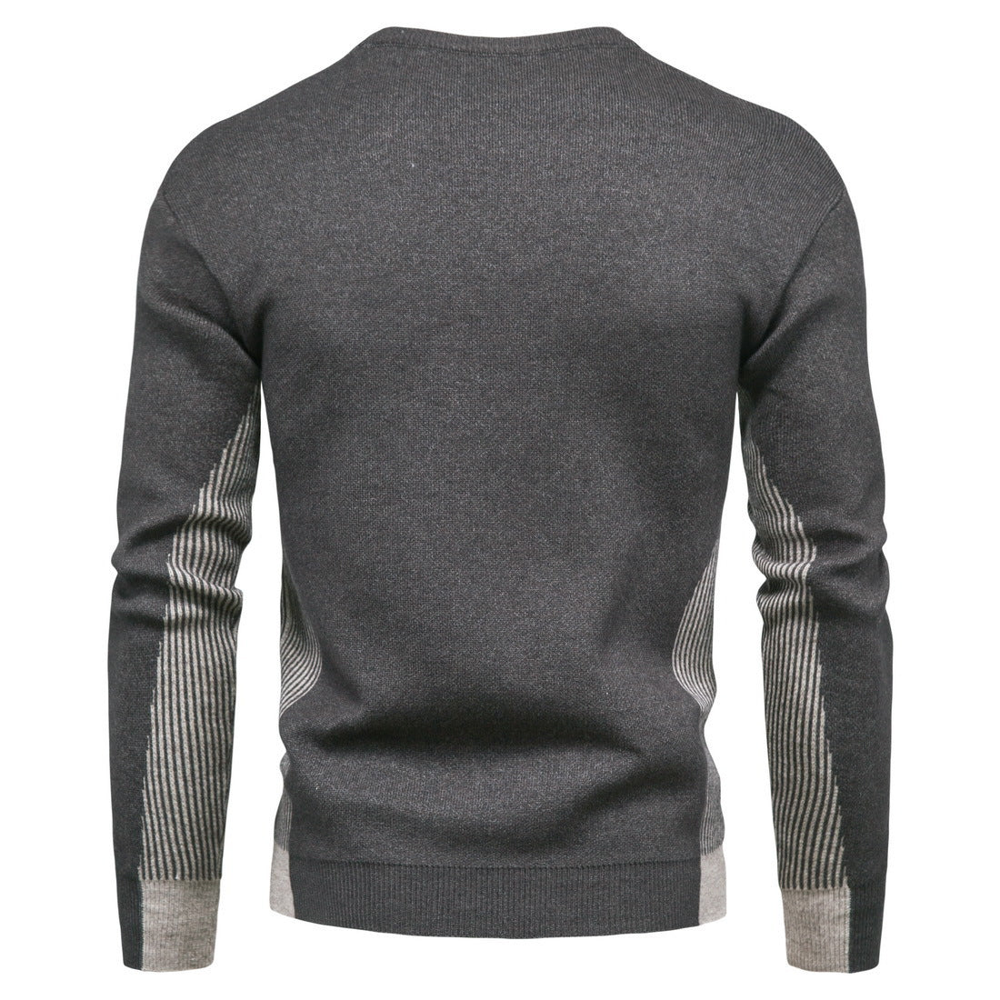 Fashion Knitted Sweaters for Men-Shirts & Tops-Black-M-Free Shipping Leatheretro