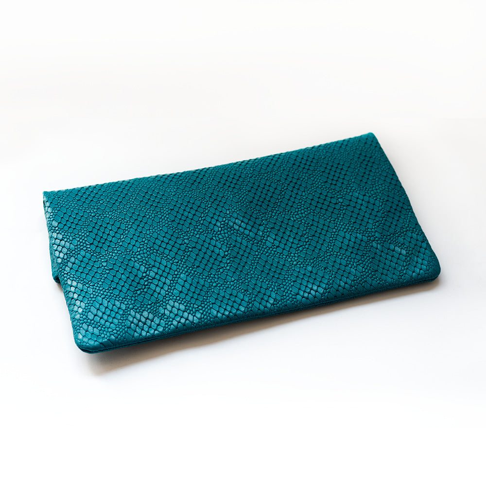 Casual Sheepskin Leather Envelope Clutch Bag for Women C913-Handbag & Wallet Accessories-Yellow-Free Shipping Leatheretro