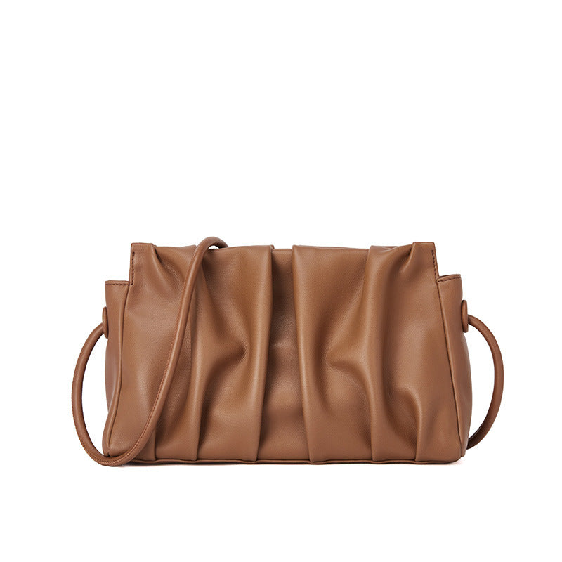 Cowhide Leather Women Shoulder Handbags 7948-Handbags-Brown-Free Shipping Leatheretro