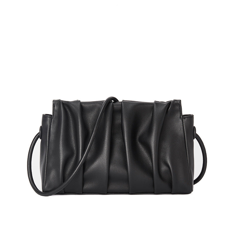 Cowhide Leather Women Shoulder Handbags 7948-Handbags-Black-Free Shipping Leatheretro