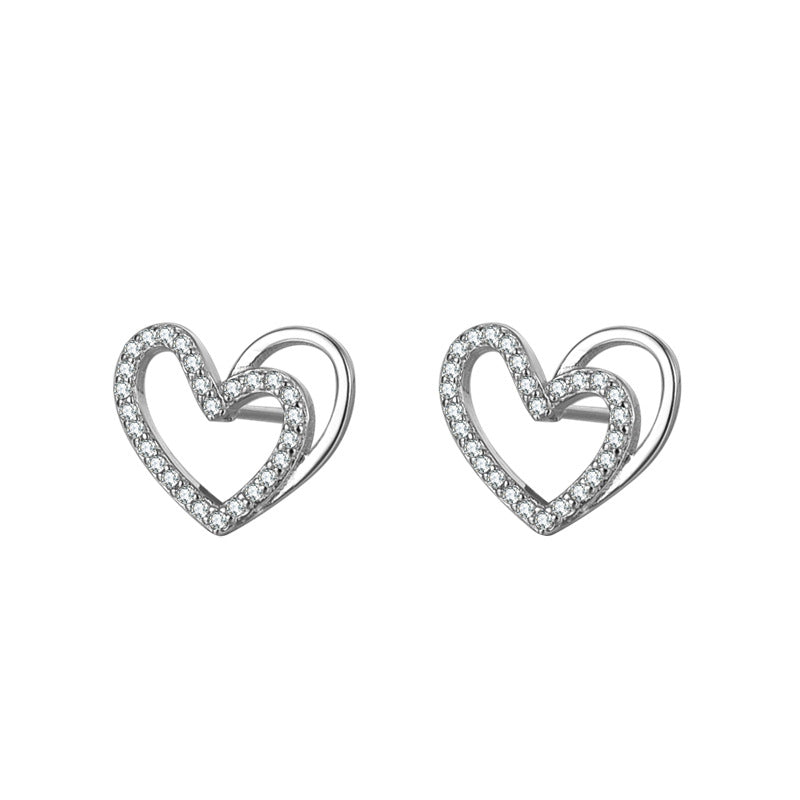 Cute Double Sweetheart Design Earrings for Women-Earrings-The same as picture-Free Shipping Leatheretro