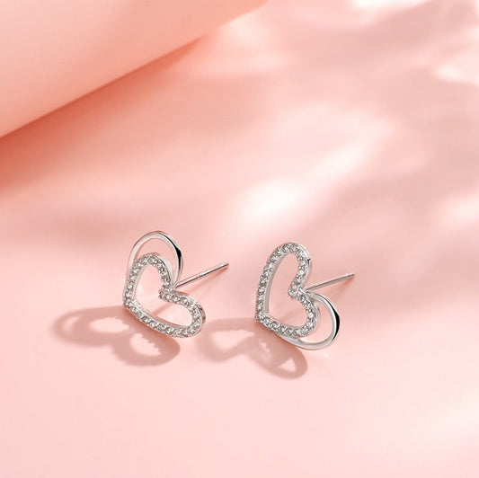 Cute Double Sweetheart Design Earrings for Women-Earrings-The same as picture-Free Shipping Leatheretro