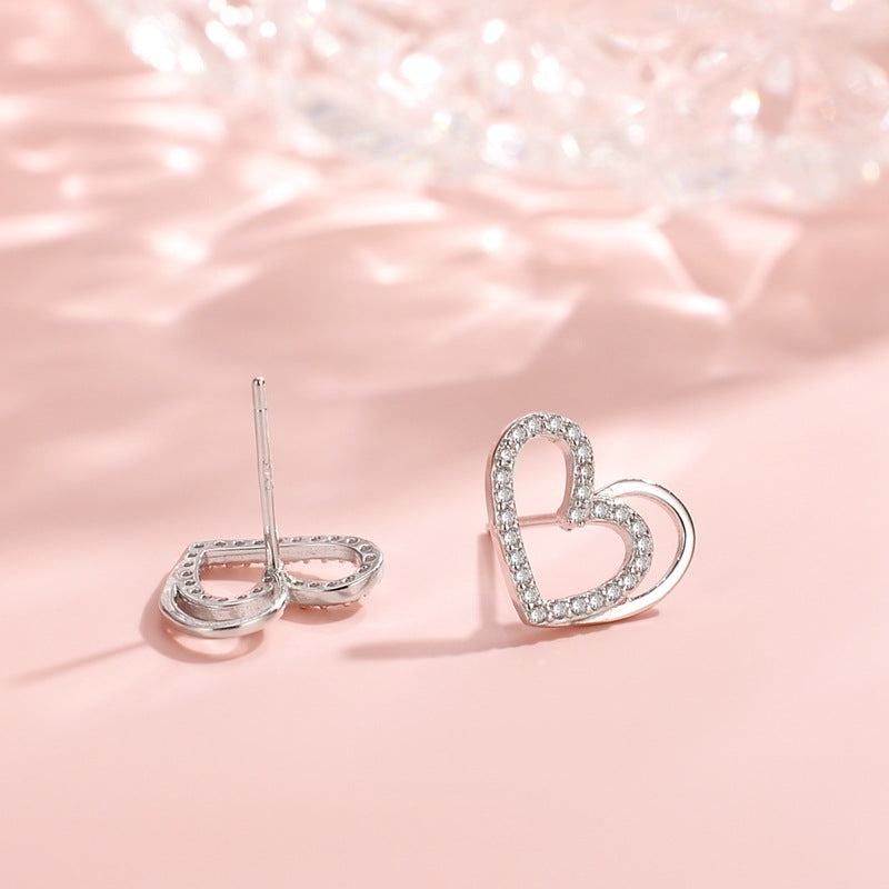 Cute Double Sweetheart Design Earrings for Women-Earrings-The same as picture-Free Shipping Leatheretro