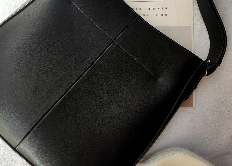 Women Leather Buckle Tote Handbag W9753-Leather Women Bags-Khaki-Free Shipping Leatheretro