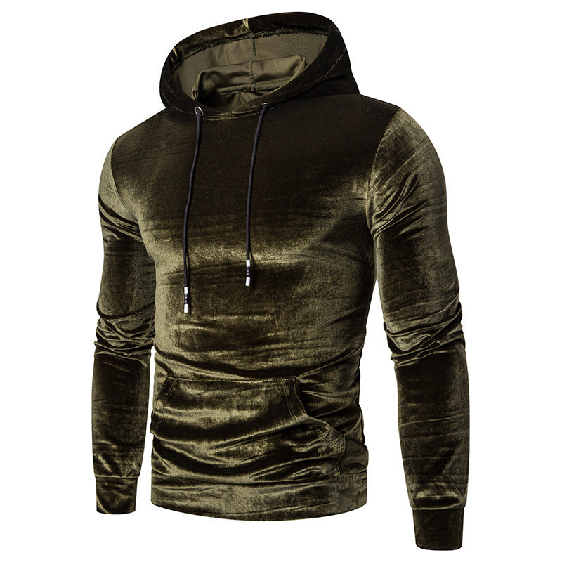 Casual Men's Hoodies Coat-Hoodies-Black-M-Free Shipping Leatheretro