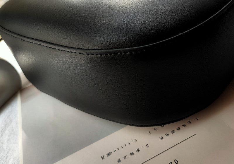 Women Leather Buckle Tote Handbag W9753-Leather Women Bags-Khaki-Free Shipping Leatheretro