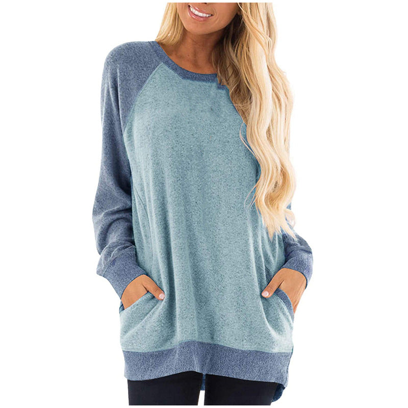 Casual Long Sleeves Pullover Shirts for Women-Shirts & Tops-Yellow-S-Free Shipping Leatheretro